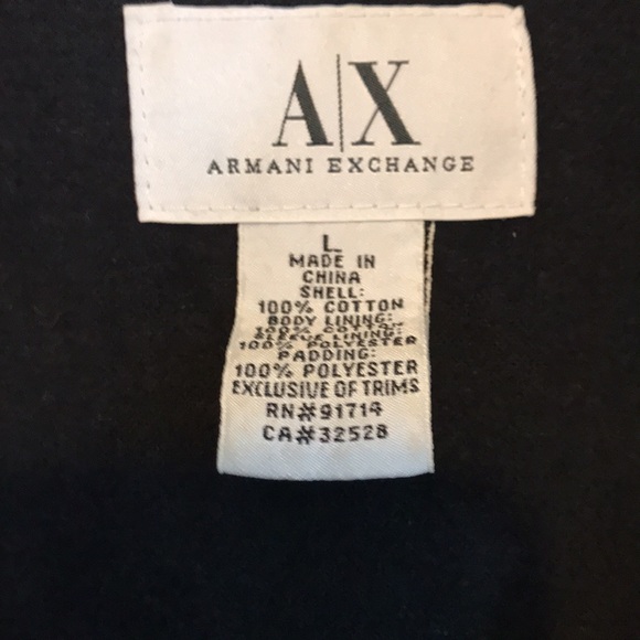 A/X Armani exchange matte black jacket - Picture 2 of 10